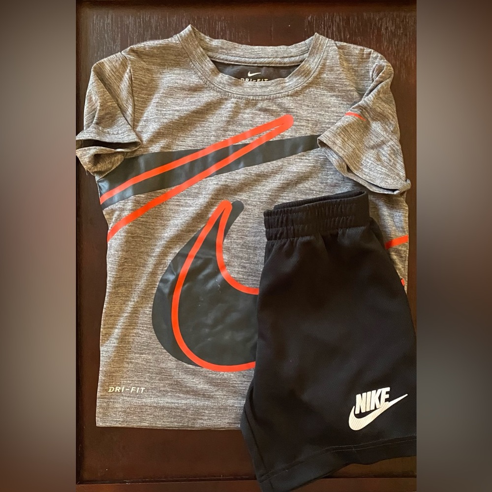 Kids Nike Shirt and Shorts Outfit